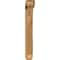 Ekena Millwork Traditional Craftsman Rough Sawn Bracket w/ Offset Brace, Western Red Cedar, 6"W x 38"D x 44"H BKT0604X38X44TRA04RWR - alternate 3